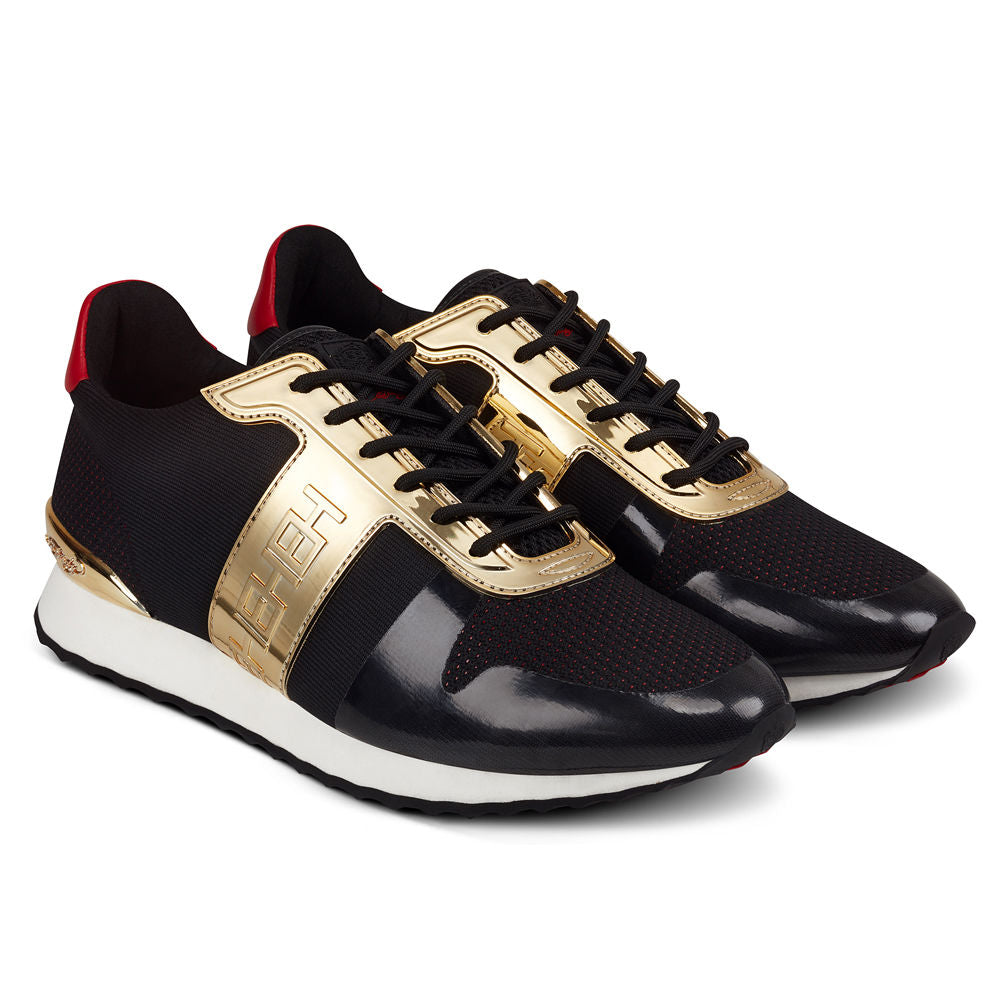 Ed Hardy Mono Runner-Metallic Black/Gold