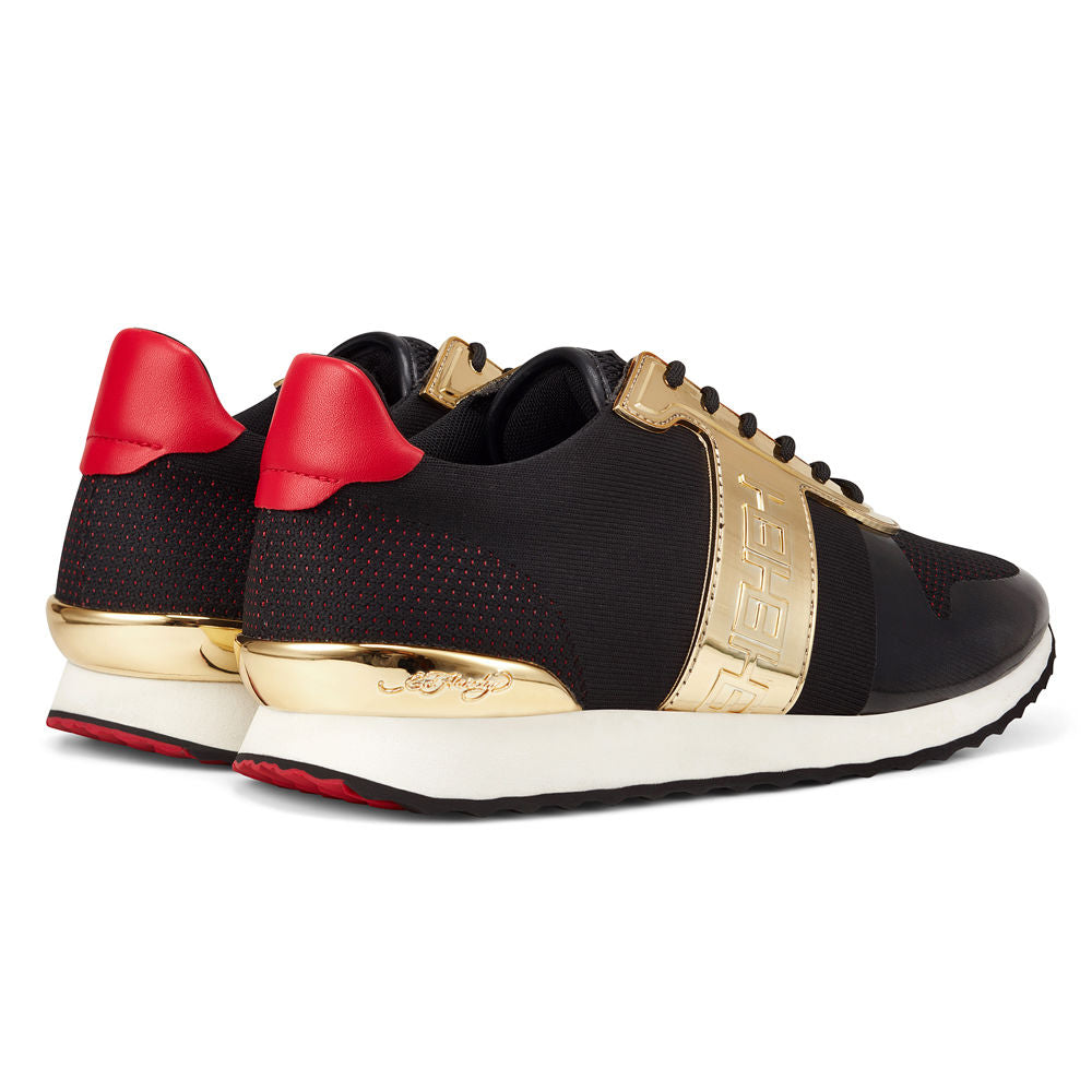 Ed Hardy Mono Runner-Metallic Black/Gold