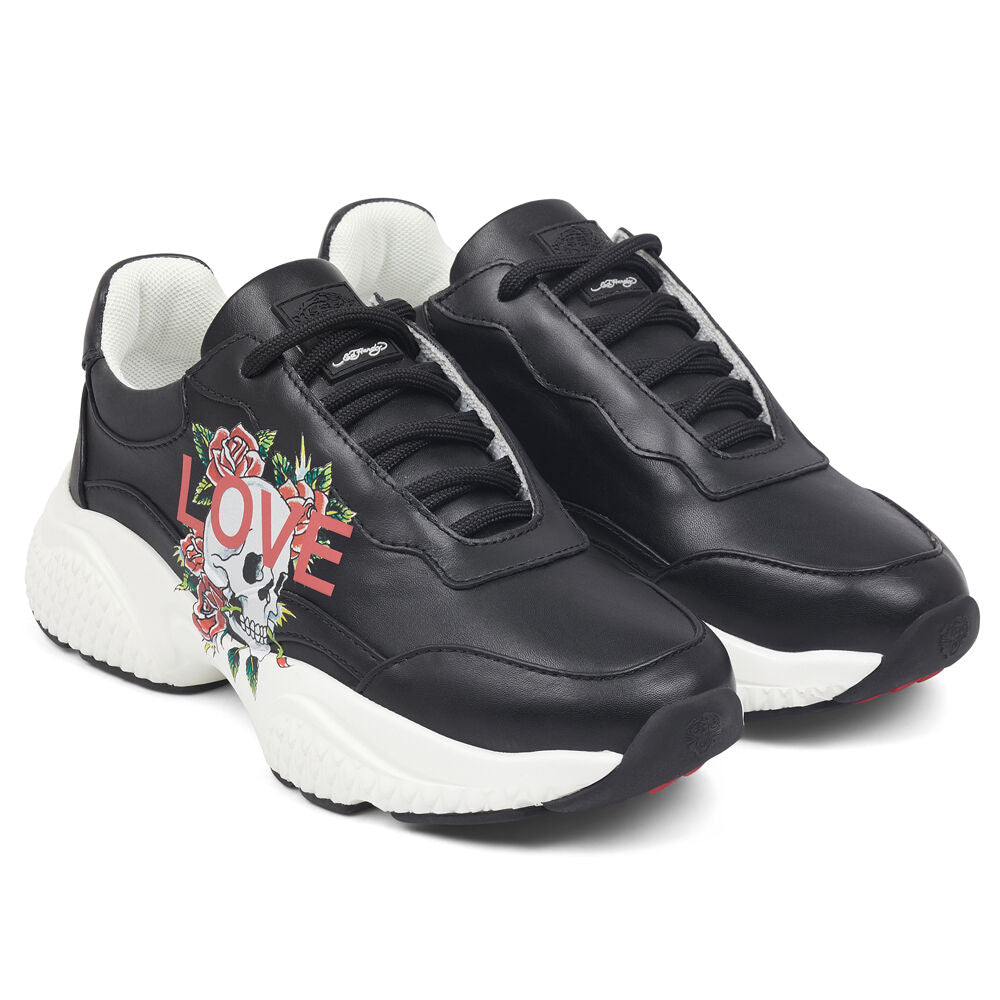 Ed Hardy Insert Runner-Love Black/White