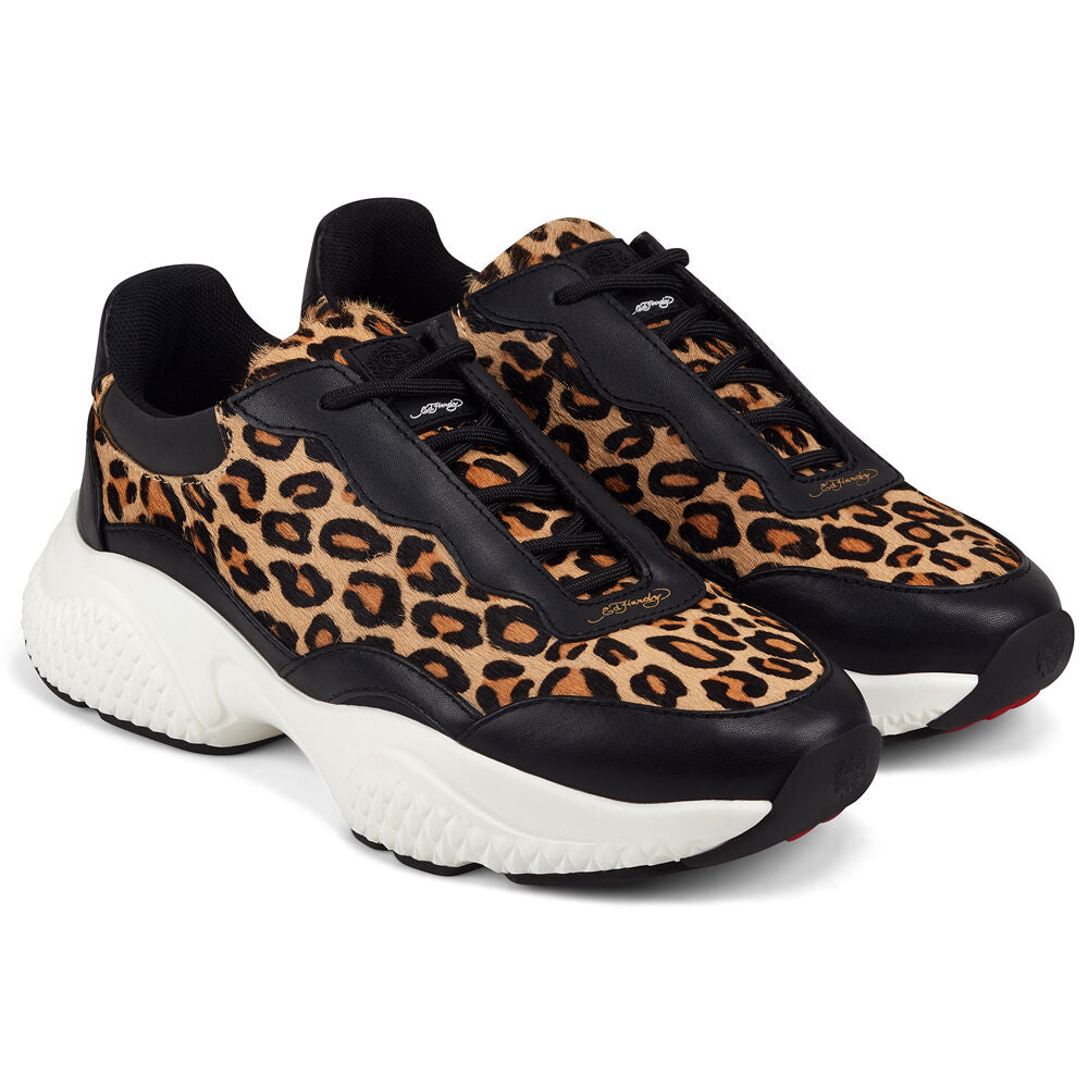 Ed Hardy Insert Runner-Wild Black/Leopard