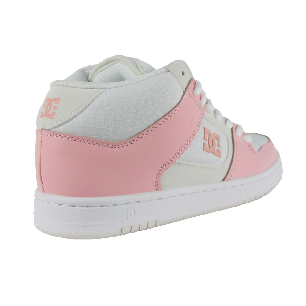 DC Shoes Manteca 4 Mid Adjs100147 Blanc/Rose (Wpn)