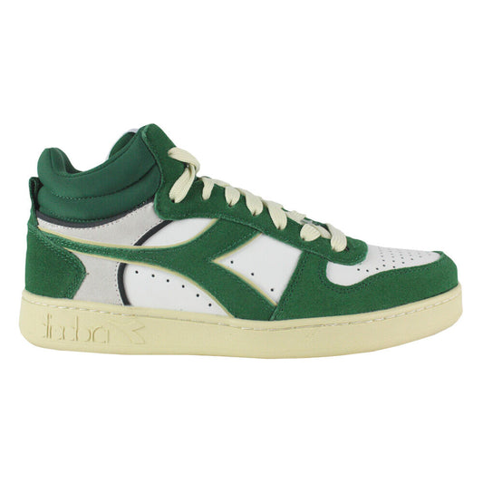 Diadora Magic Basket Demi Cut Suede Leather 501.178563 01 C1912 Amazon/White