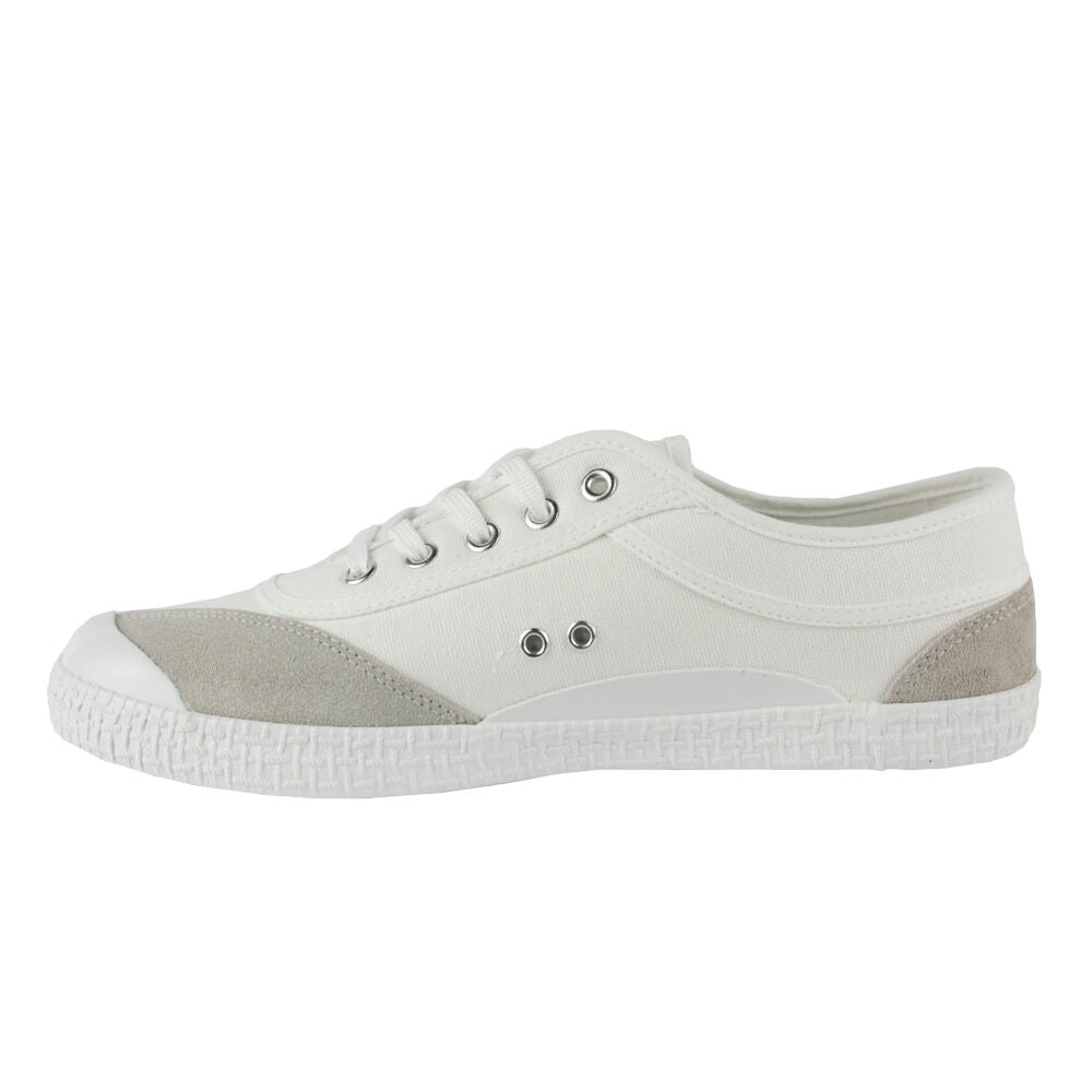 Kawasaki Retro Canvas Shoe K192496 1002 White+Blue/Black