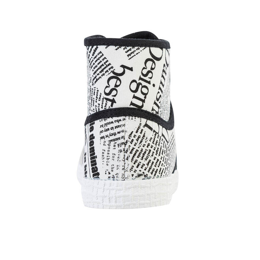 Bottes Kawasaki News Paper en toile K202413 1002 blanches