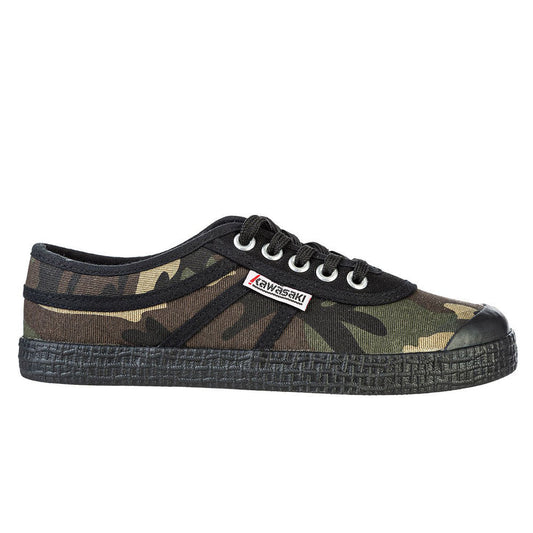 Chaussure en toile camouflage Kawasaki K202417 3038 Olive Night