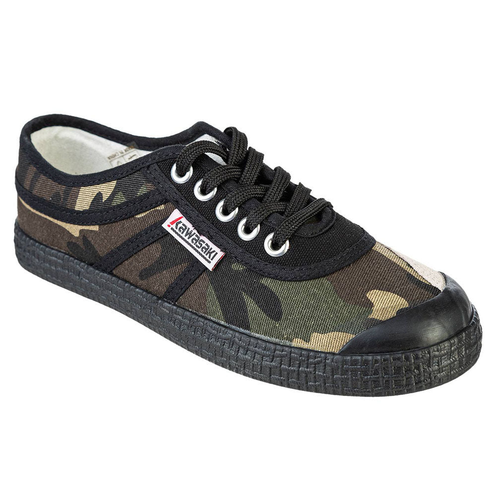 Chaussure en toile camouflage Kawasaki K202417 3038 Olive Night