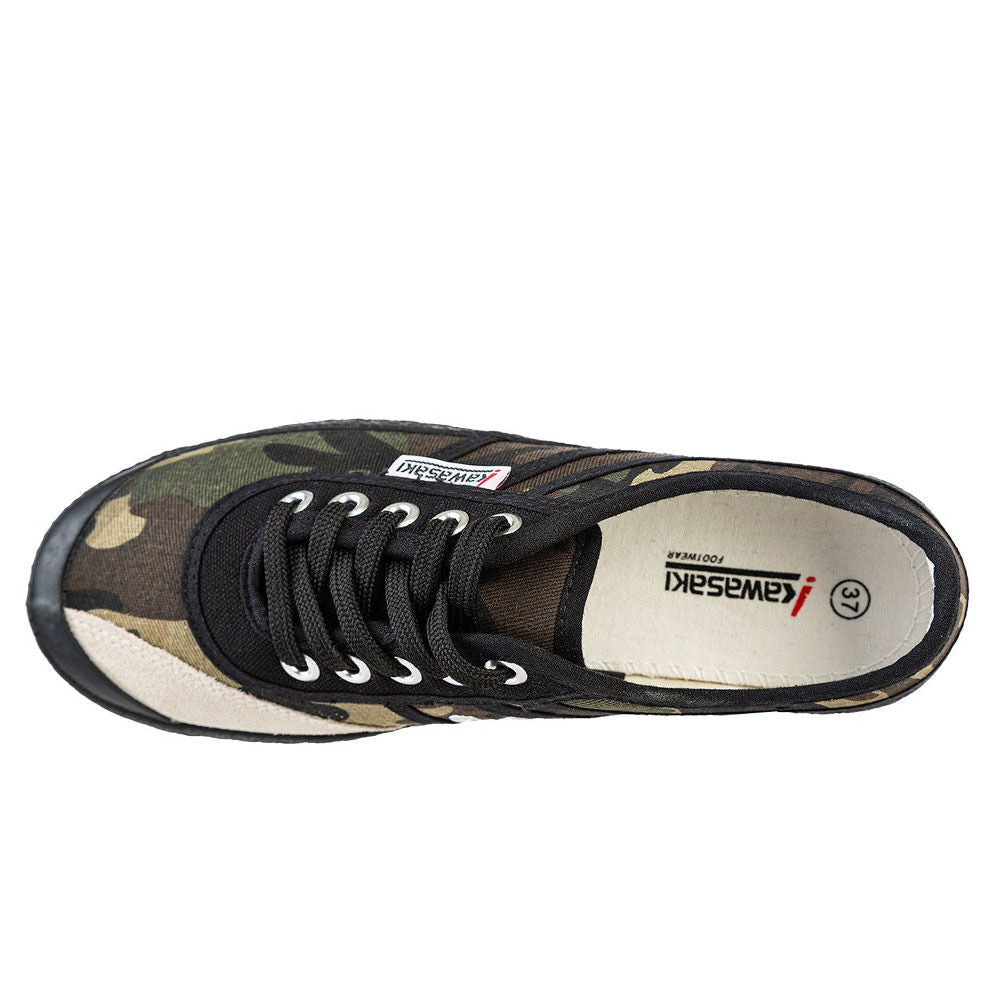 Chaussure en toile camouflage Kawasaki K202417 3038 Olive Night