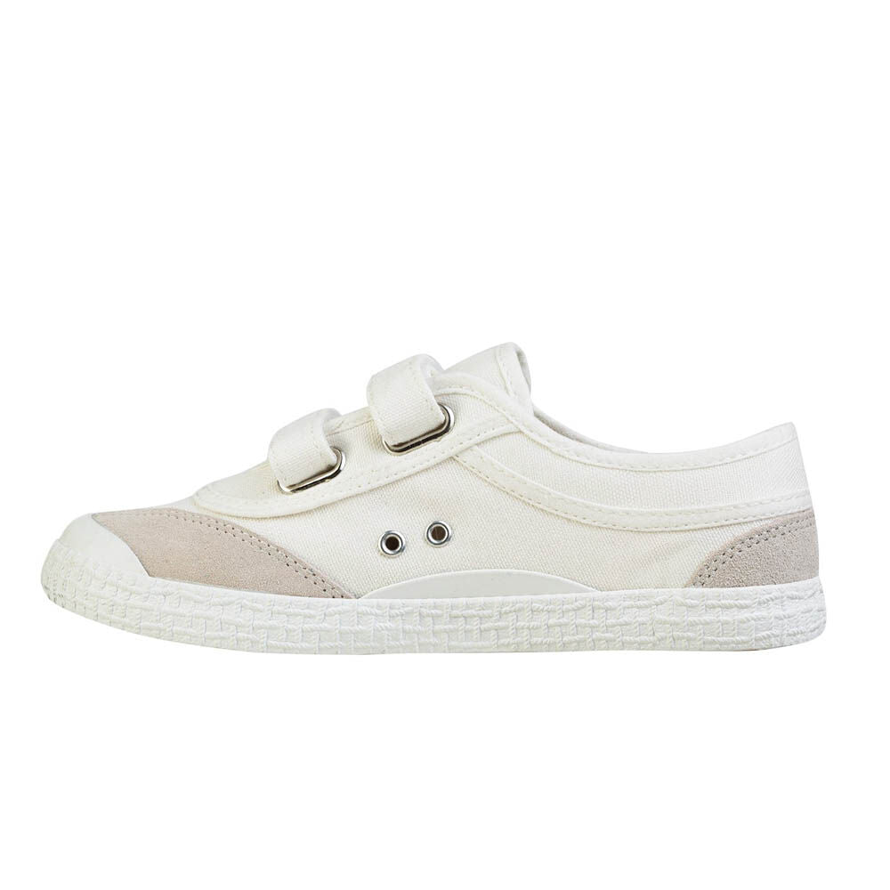 Chaussure rétro Kawasaki avec velcro K204505 1002 blanche