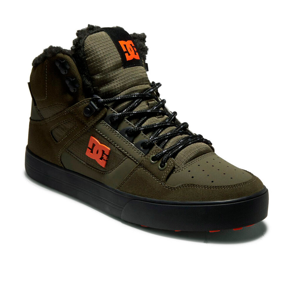 DC Shoes Pure High-Top Wc Wnt Adys400047 Dusty Olive/Orange (Doo)