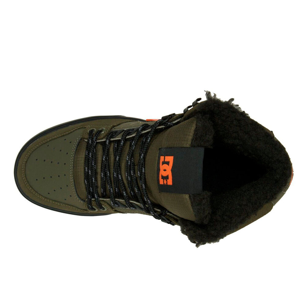 DC Shoes Pure High-Top Wc Wnt Adys400047 Dusty Olive/Orange (Doo)