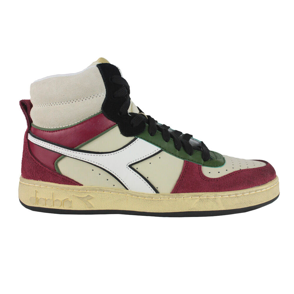 Diadora Magic Basket Mid Legacy 501.179008 01 C9986 Cloud Cream/Rhubarb/Black