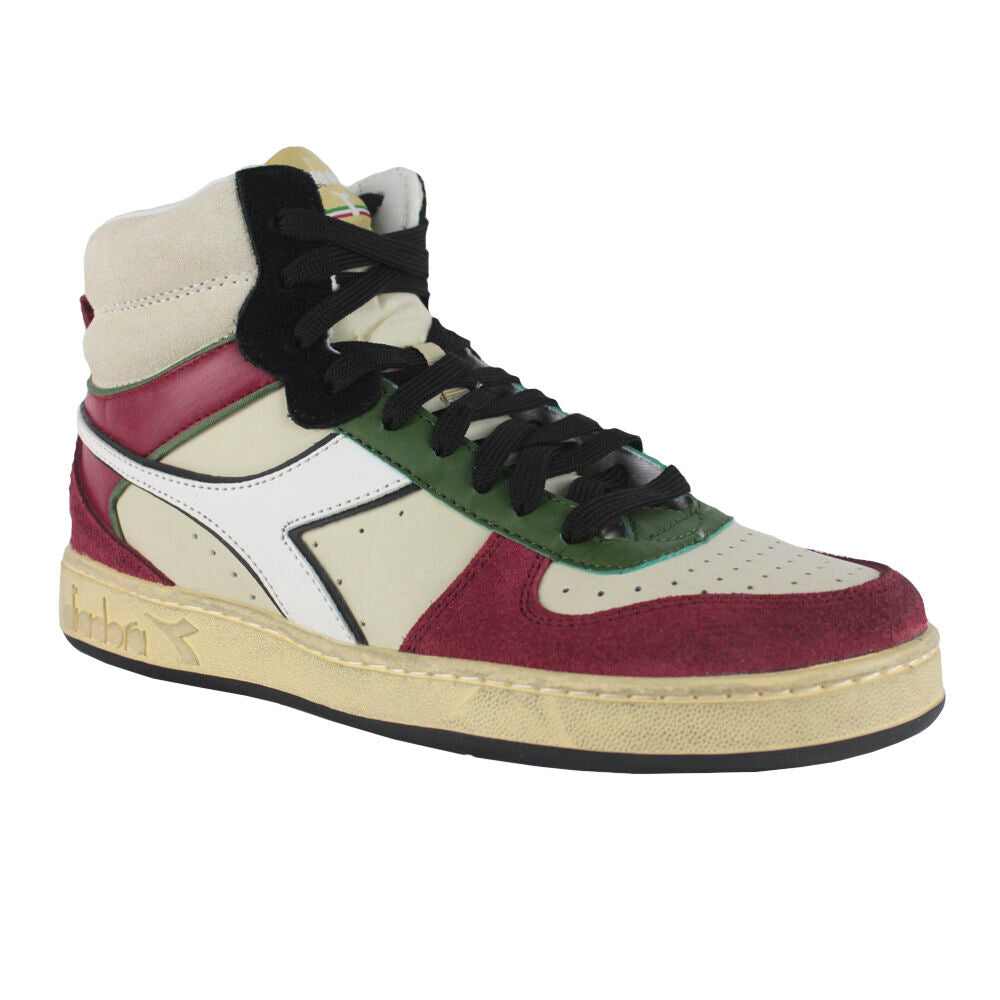 Diadora Magic Basket Mid Legacy 501.179008 01 C9986 Cloud Cream/Rhubarb/Black