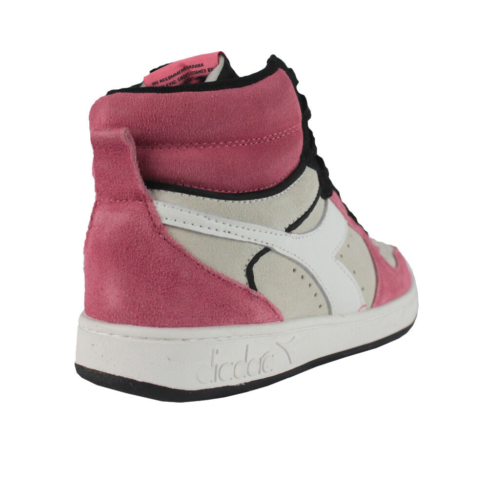 Diadora Magic Basket Mid Suede Wn 501.179011 01 C9996 White/Tea Rose/Black