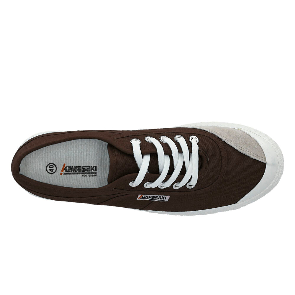 Chaussures en toile Kawasaki Original 3.0 K232427 5045 Marron chocolat