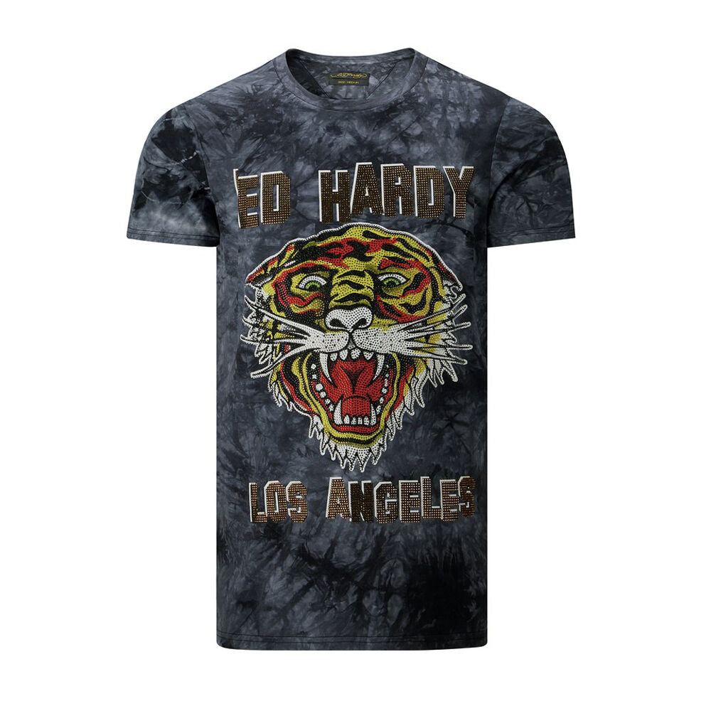 T-shirt noir Ed Hardy Los Tigre