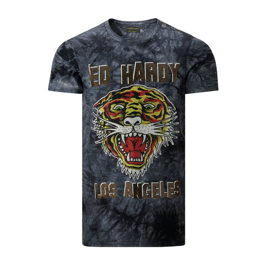 T-shirt noir Ed Hardy Los Tigre