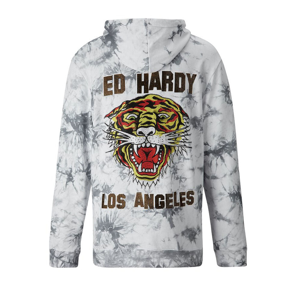 Ed Hardy Los Tigres Hoody Grey