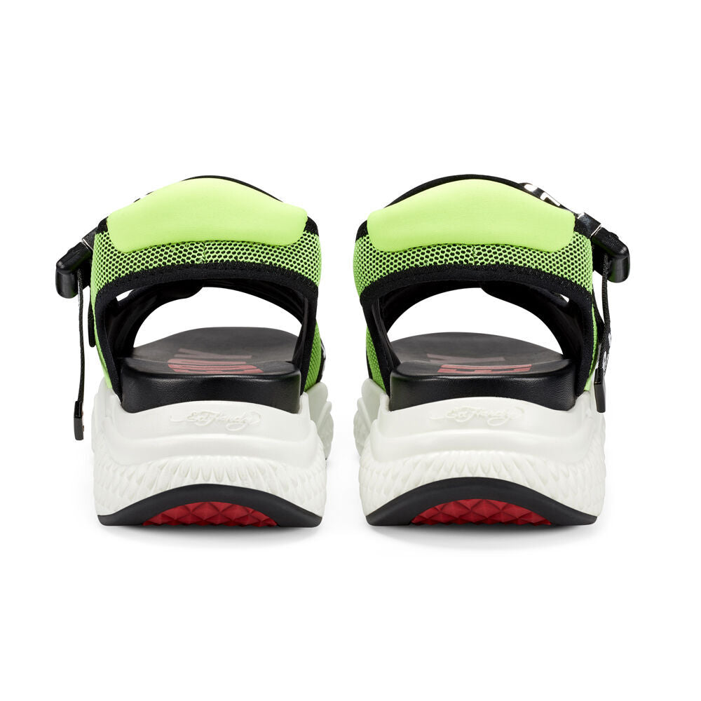 Ed Hardy Aqua Sandal Green-Black