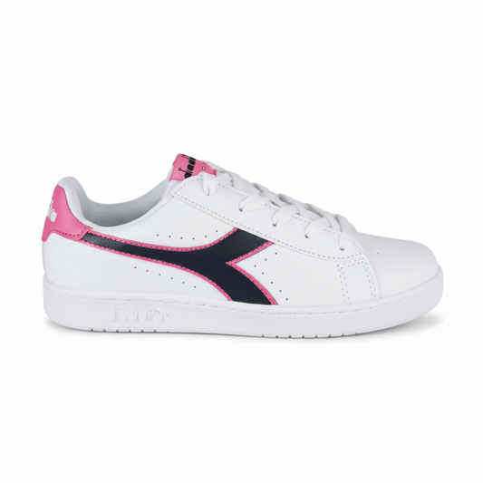 Diadora Game P Gs 101.173323 01 C8593 White/Black Iris/Pink Pas