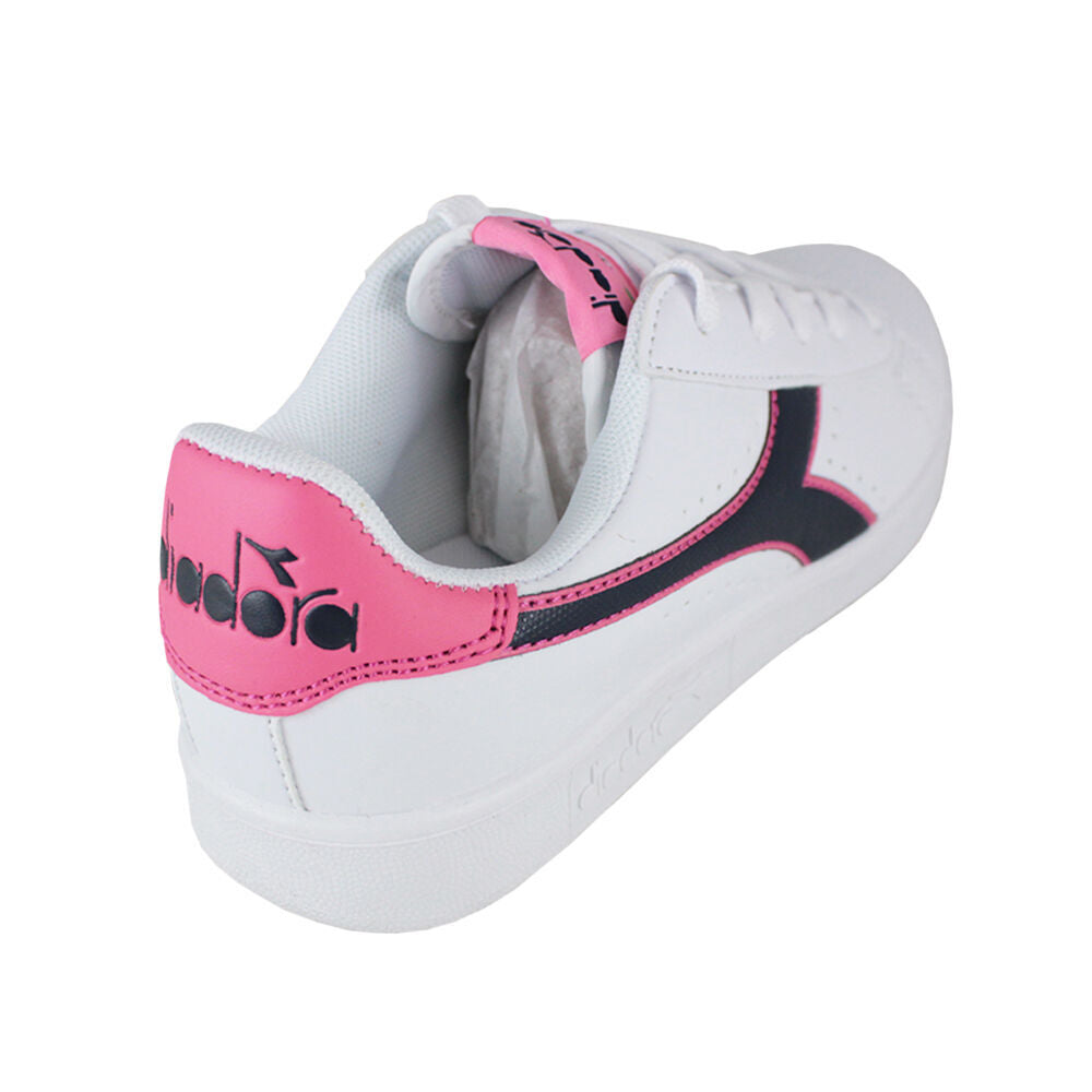 Diadora Game P Gs 101.173323 01 C8593 White/Black Iris/Pink Pas