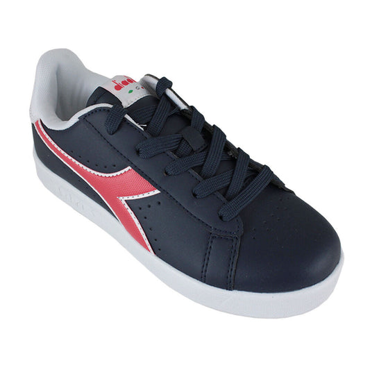 Diadora Game P Gs 101.173323 01 C8594 Black Iris/Poppy Red/White