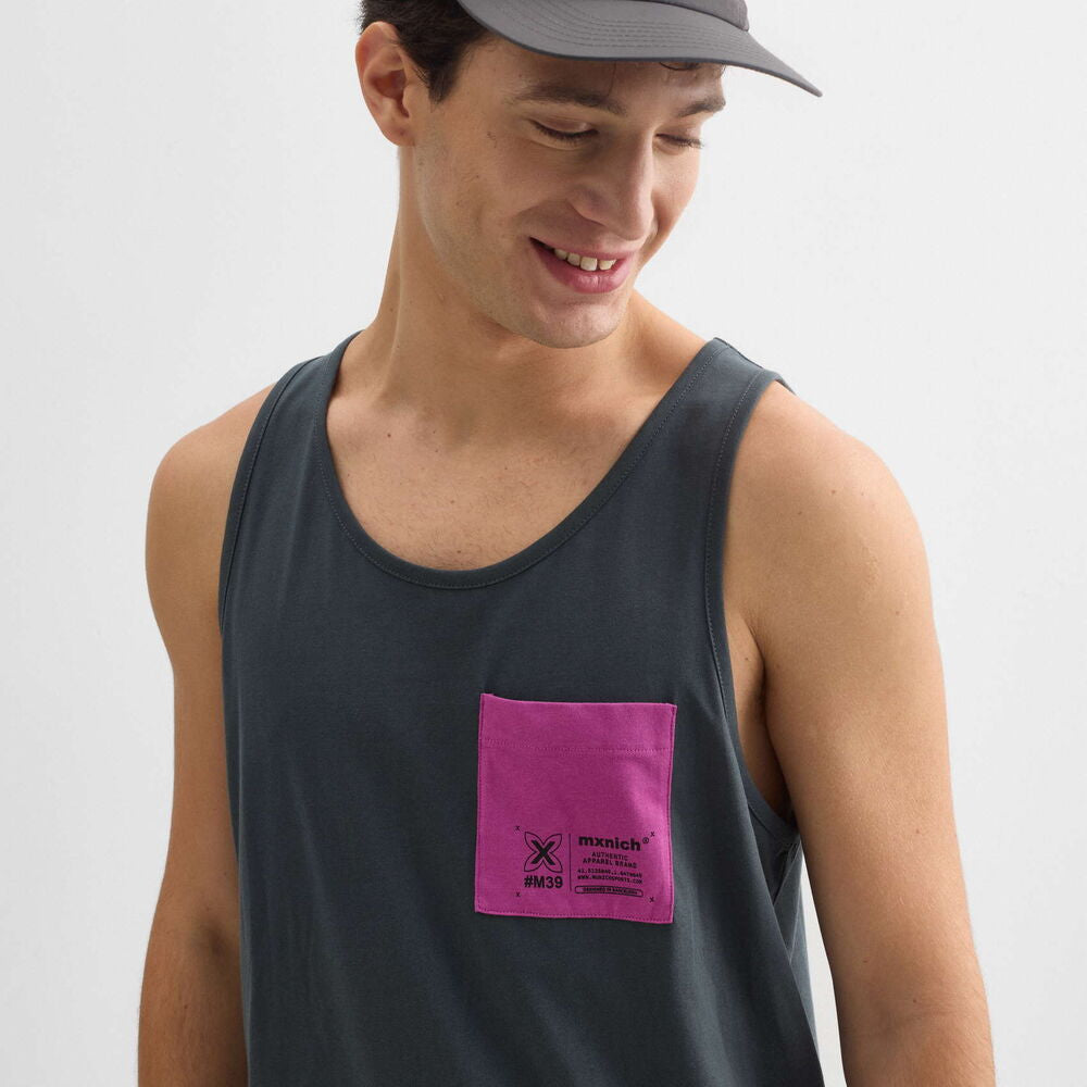 Munich Tank Banana Streetwear 2507464 Gris Oscuro