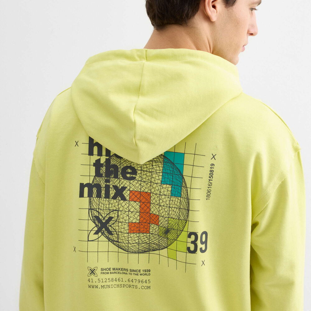 Munich Hoodie Galaxy Streetwear 2507468 Lime
