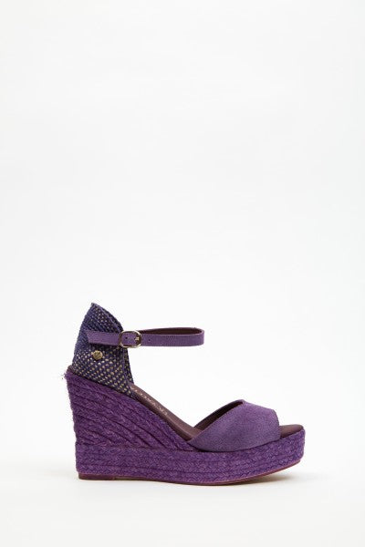 La Valeta Charlene Peep Toe Morado