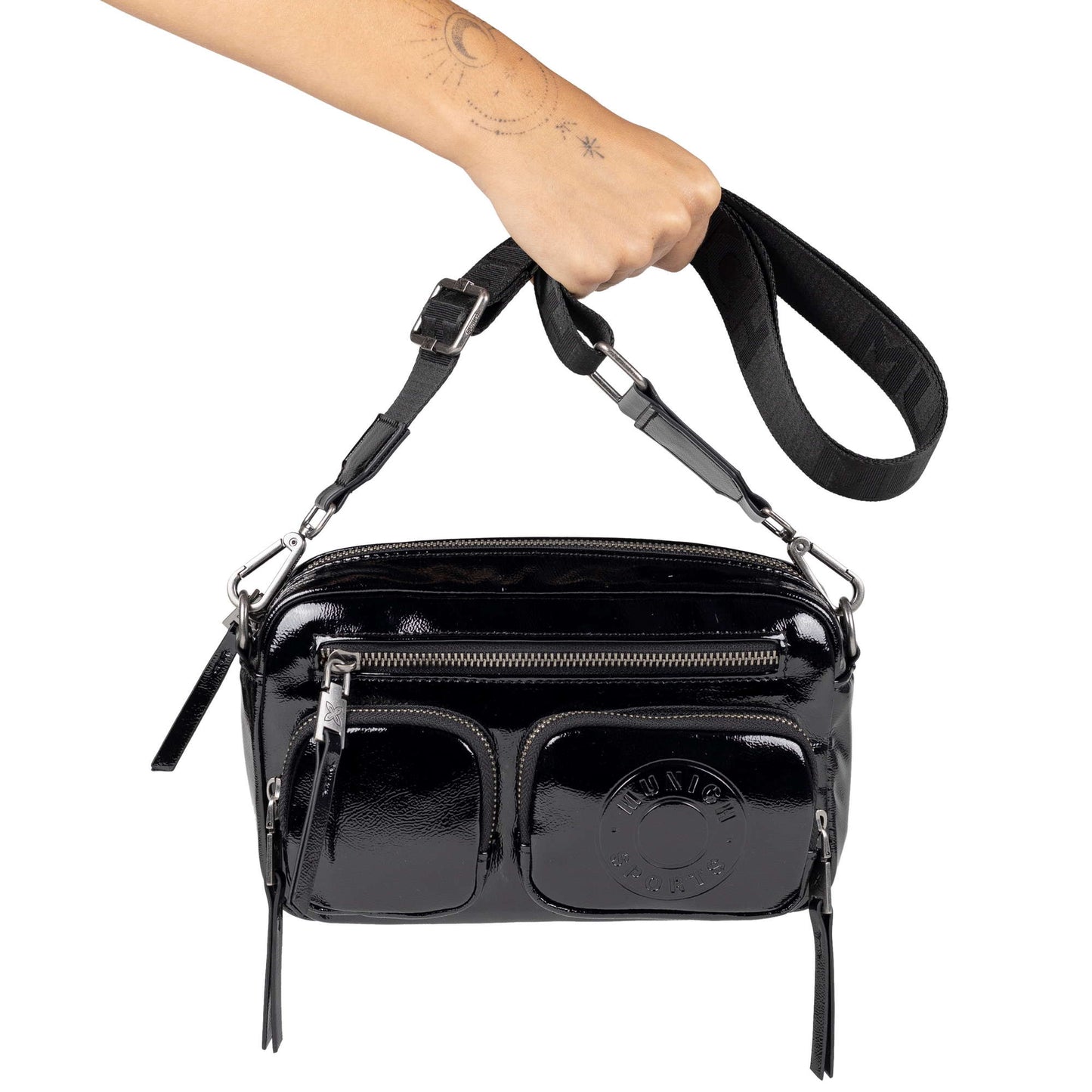 Munich 7113436 Mh Fw25 Crossbody Camera Black