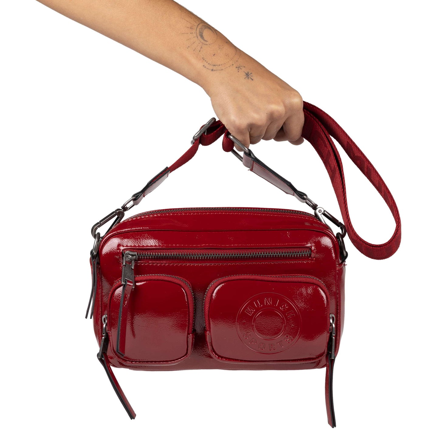 Munich 7113438 Mh Fw25 Crossbody Camera Red