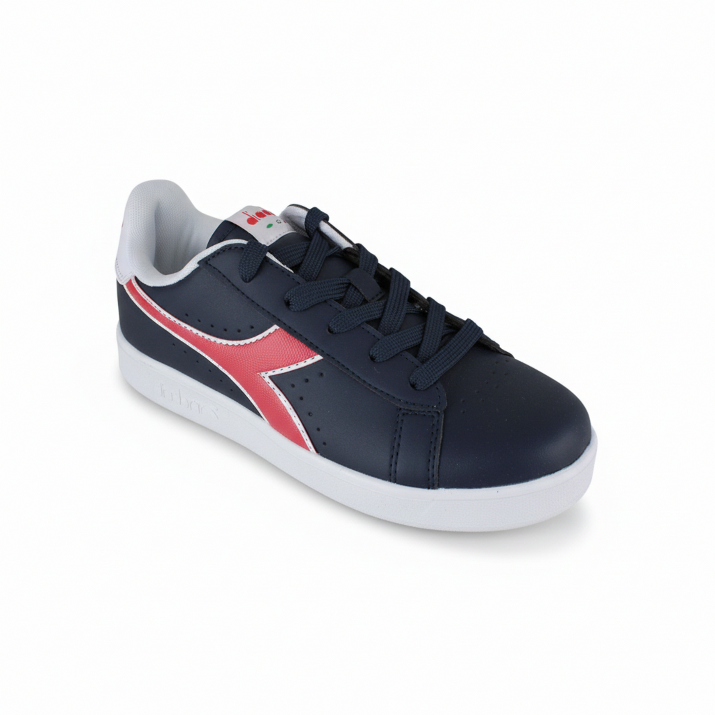 Diadora Game P Gs 101.173323 01 C8594 Black iris/Poppy red/White